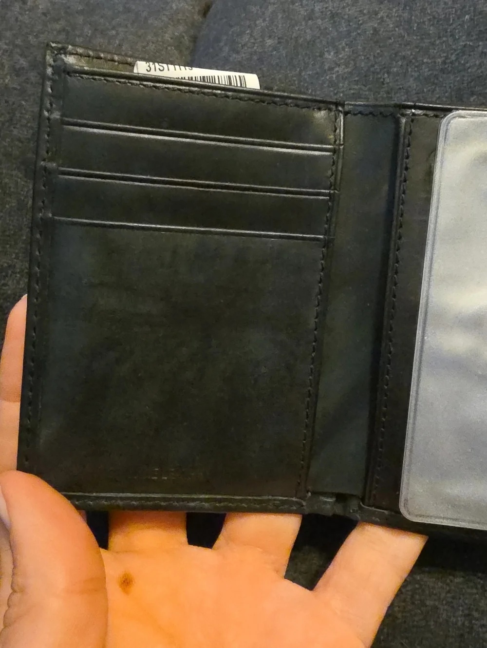 Stafford Mens Tri Fold Wallet. Nwots, Black!